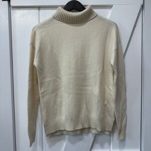 J. McLaughlin Womens Clara Sweater Size XS Off White Solid 100% Cashmere NEW